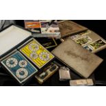 Good Mixed Lot of Collectables. Includes Lighters, Autography Book, Games, Cigarette Cards etc.