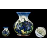 Moorcroft Vase, 4" tall.