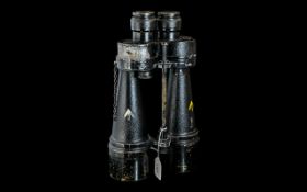 WW2 Pair Of British Binoculars Ross Of London Dated 1940, Numbered 118587 AC2010.