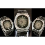 Accurist Shock Master 17 Jewels Mechanical Stainless Steel Gents Wrist Watch,