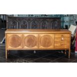 Teak Modern Scandinavian Style Sideboard,