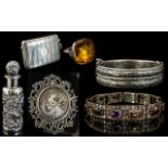 A Superb Collection of Antique and Vintage Sterling Silver Items ( 6 ) Items In Total.