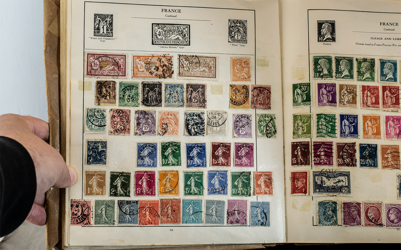 Stamp Interest - World & Commonwealth A-Z 1850's to 1940's Collection in two neat, well presented - Image 4 of 4