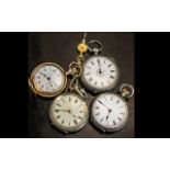 American Watch Company Waltham - Ladies Gold Filled Small Full Hunter Pocket Watch ( Keyless )