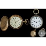 Late Victorian Period - American Watch Co Thomas Lee of Hamilton Fine Quality Gold Filled - Keyless
