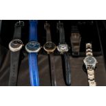 Collection of Quality Ladies Fashion Watches, six in total, comprising Sekonda bracelet watch with