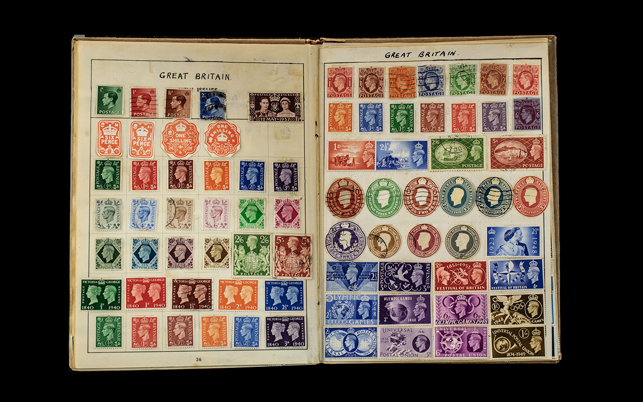 Stamp Interest - World & Commonwealth A-Z 1850's to 1940's Collection in two neat, well presented - Image 2 of 4