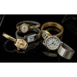 Collection of ( 5 ) Ladies Watches. 3 Reflex Watches, 1 Lotus Watch + 1 Other. Not Tested for