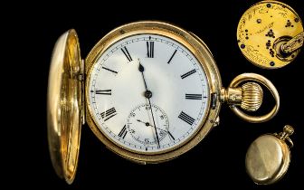 Hunt and Roskell - Superb New Bond St London - 18ct Gold 1/4 Repeater and Chiming Full Hunter