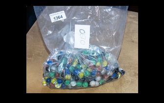 Large Bag of Marbles. Good Mixed Amount - Please See Photo.