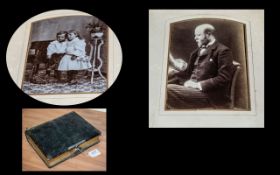 Victorian Photo Album. Antique Photo Album Full of Photos. Good Interesting Lot.