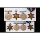 World War II Set of Military Medals. Comprises 1/ 1939 - 1945 Star with Ribbon.