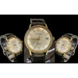 ' The Angus '- Gents Gold Plated Automatic 25 Jewels Incabloc Mechanical Wrist Watch,