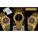 Gucci Ladies Gold Plated Deluxe Wrist Watch. Ref No 9200-L.