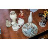 Collection of Assorted Porcelain, comprising Royal Doulton 'Caprice' jug, Royal Doulton vase,