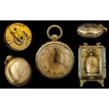 George III - Superb Quality Key-wind 18ct Gold Pocket Watch with Ornate Dial, Case and Movement.