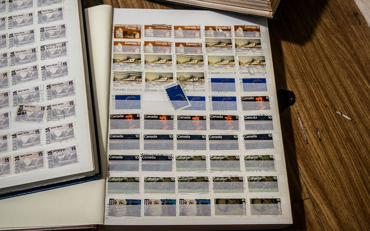 Stamp Interest - Huge quantity of Canada stamps in six stock books. Lots of duplication to suit - Bild 3 aus 4