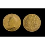 George IV - Shield Back Full Gold Sovereign - Date 1830.