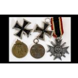 A Collection of German 1st and 2nd World War Military Medals ( 5 ) Comprises 1/ World War I -