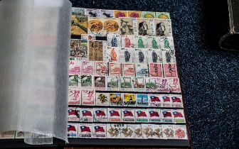 Stamp Interest - Collection of Chinese Stamps in an album and a folder of loose stamps,