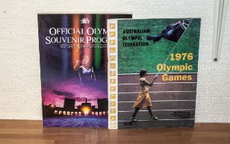 Olympic Games Interest - Book of the 1976 Olympic Games, with signatures, including Edgar Tanner,