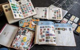 Stamp Interest - Collection of Stamps in Albums, comprising a Royal Mail Stamp Album part filled