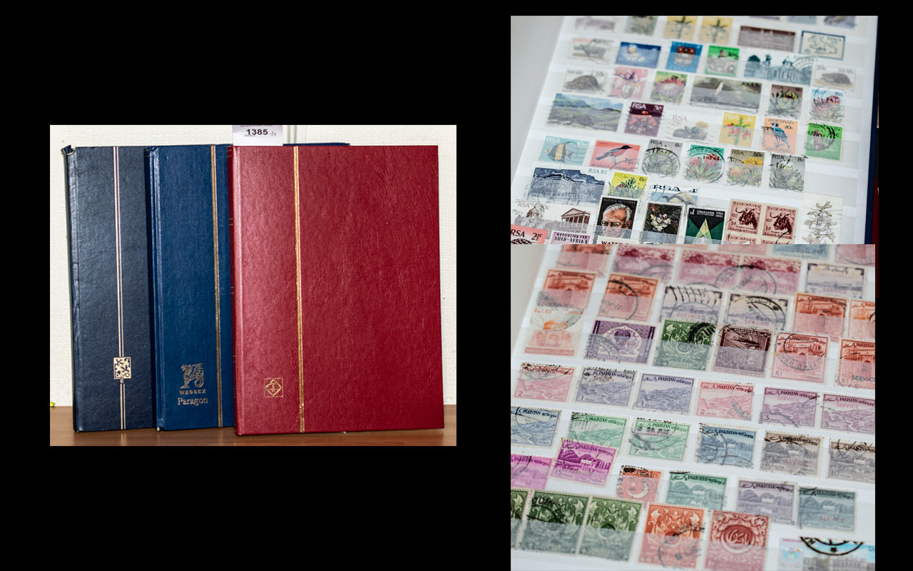 Stamp Interest - Three Stamp Albums containing First Day Covers of Butterflies, Endangered Species,