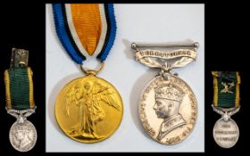 George VI Territorial Medal For Efficient Service Awarded to 2068063 - PTE.R.G.E.