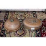 2 Victorian Bed Pan Warmers. ( 2 ) In Total.