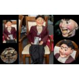 1930's Ventriloquist Dummy. Ventriloquist Dummy Dating From 1920's / 1930's.