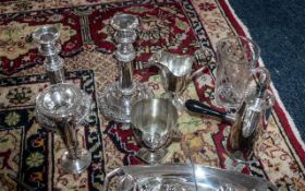 Collection of Silver Plate Items.