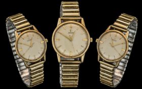 Omega - Automatic Gents 9ct Gold Cased Mechanical Wind 1970's Wrist Watch, With Expanding Gold