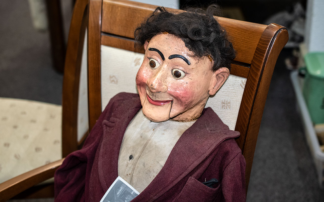 1930's Ventriloquist Dummy. Ventriloquist Dummy Dating From 1920's / 1930's. - Bild 3 aus 3