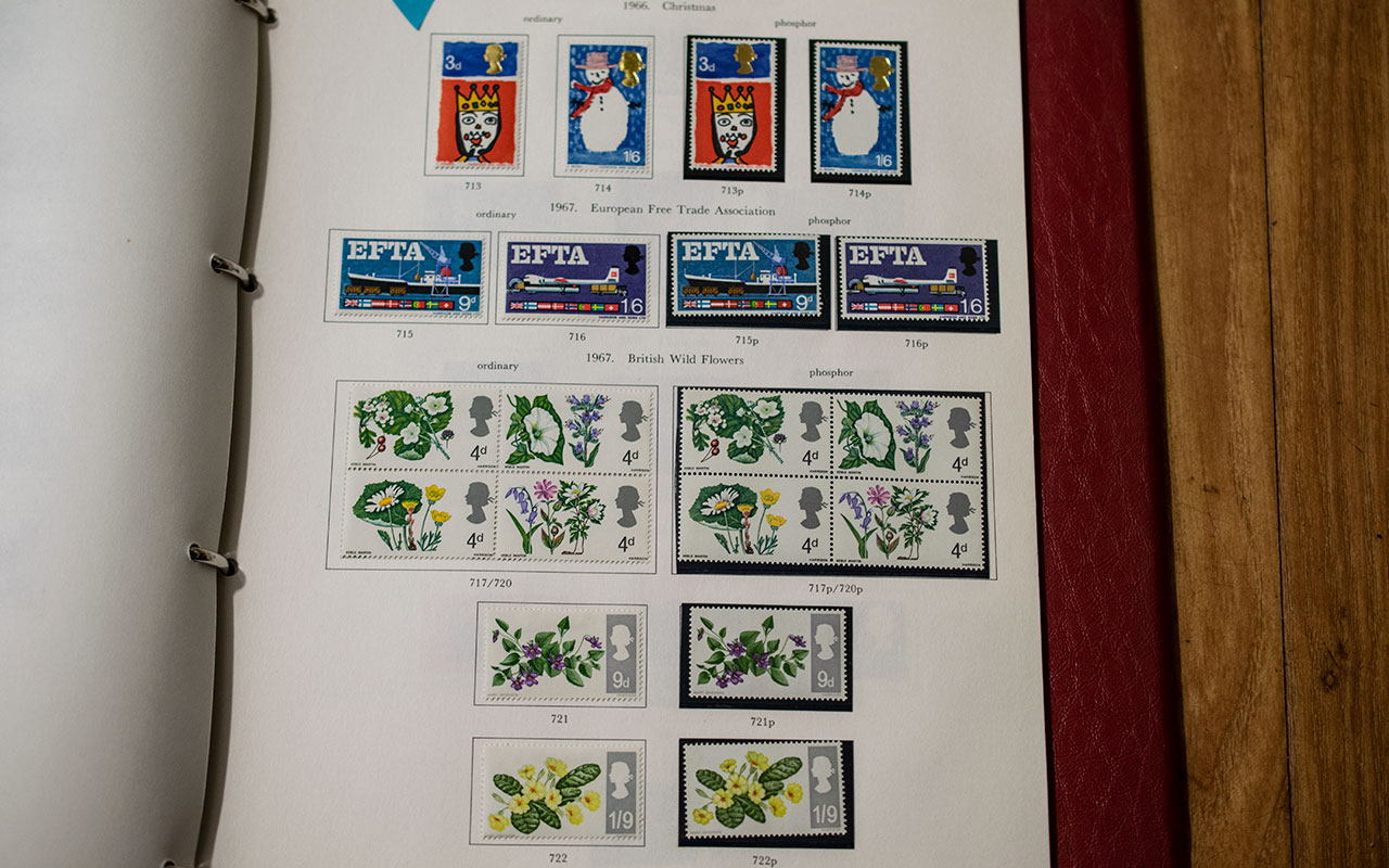 Stamp Interest - Well laid out and fully illustrated Stanley Gibbons GB stamp album, Partially - Image 3 of 3