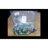 Large Bag of Marbles. Good Mixed Amount