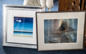 Collection of Three Framed and Glazed Wa