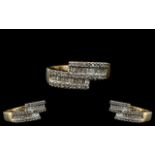 Ladies Nice Quality 9ct Gold - Diamond S