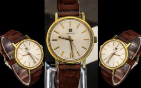 Zenith - Swiss Made Gents Gold on Steel Mechanical Wrist Watch. c.1950's.