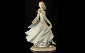 Lladro Figure No. 4828 'Cinderella', measures 10" tall, in original box.