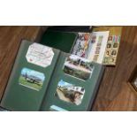 Stamp Interest - Box of Stamps comprising two albums containing UK and Worldwide stamps,