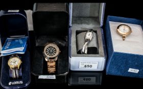 Four Fashion Watches, all in original boxes,