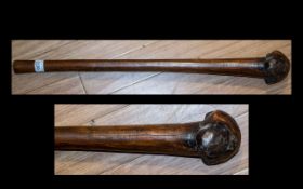 Irish Shillelagh Early 20th Century, measures 26" long.