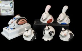 Collection of Villeroy & Boch Porcelain, From The Animal Farm Series by Rosemarie Benedikt 1980’s,