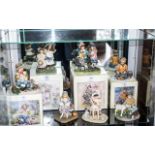 Leonardo Collection Figurines, four boxed comprising 'Forest Friends', 'The Hungry Gardener',