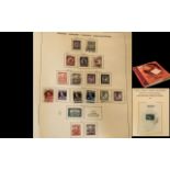 Stamp interest: Old Schaubek stamp album of Hunagrian stamps.