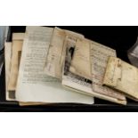 Collection of Antique Documents & Ephemera comprising: Court Summons, Manchester,