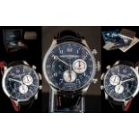 Baume Mercier Ltd Edition Capeland Shelby ' Cobra ' Steel Chronograph Gents Wrist Watch.
