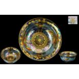 Devon - Royal Lustre Hand Painted Bowl ( Footed ) of Small Proportions.