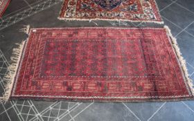 Two Wool Rugs, both with signs of wear,