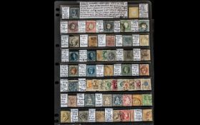 Stamp Interest - Classics Collection 1849-1876 of Europe and Scandanavia on four full hagners with